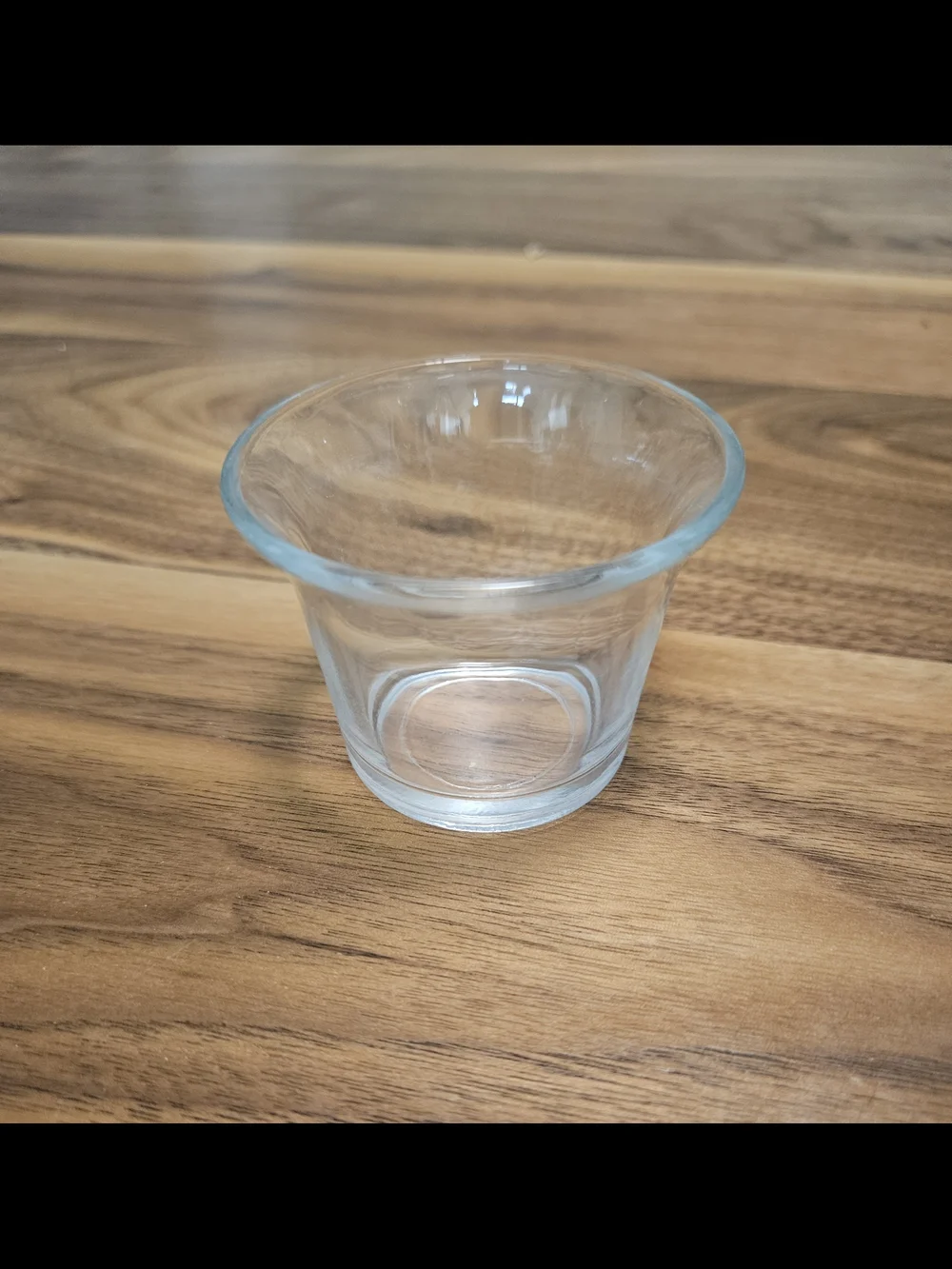 Vintage 2.5 oz Clear Glass Oyster Cocktail Votive Cups Flared Ramekins Set of 8